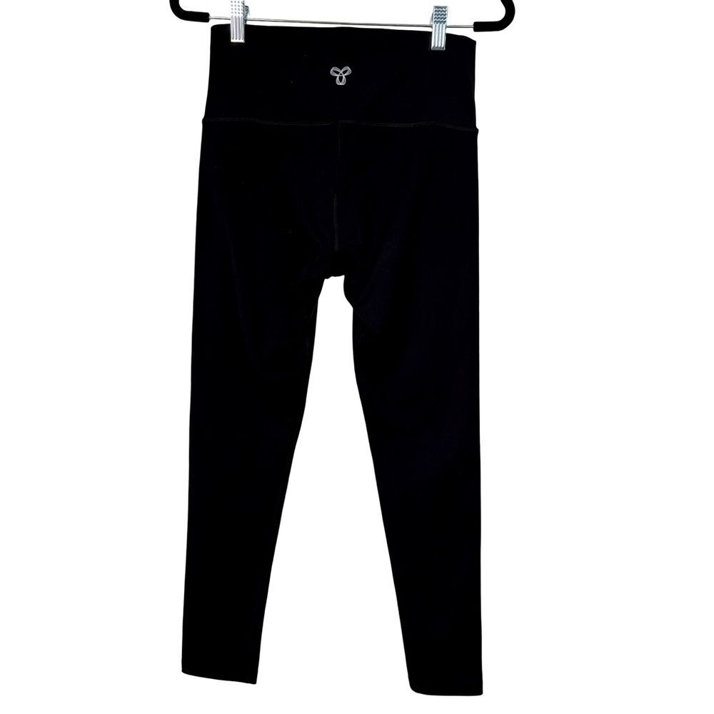 Aritzia TNA Black High Rise Leggings Size M Side Stripe Athleisure Activewear - Picture 2 of 14